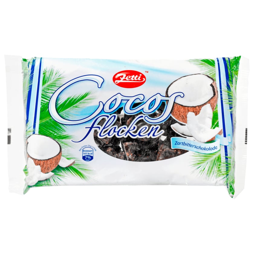Zetti Cocosflocken Zartbitterschokolade 250g